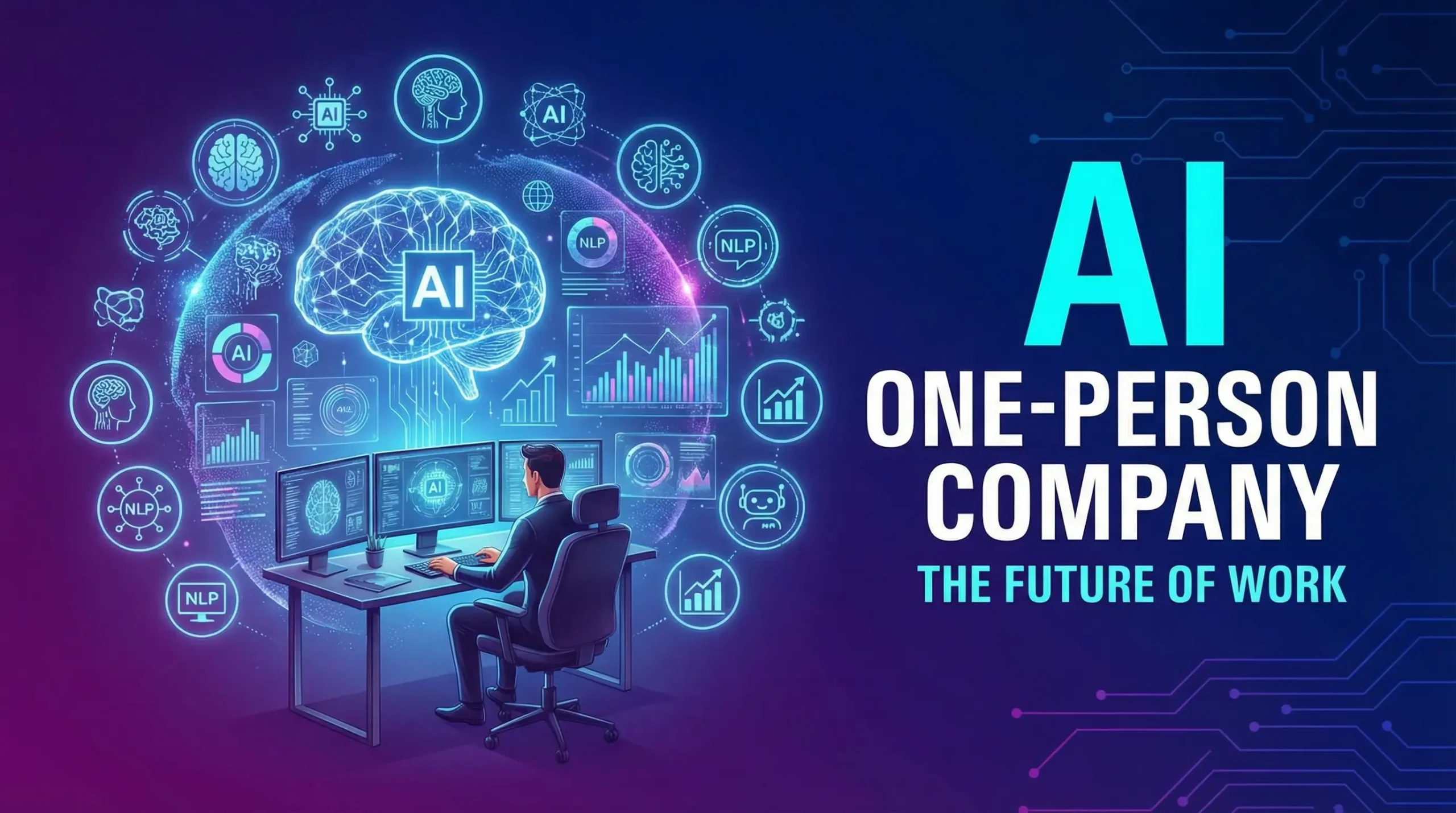 AI一人公司新趋势:个人创业者如何借助AI实现规模化运营-爱拼知识社 - 互联网创业与虚拟资源分享