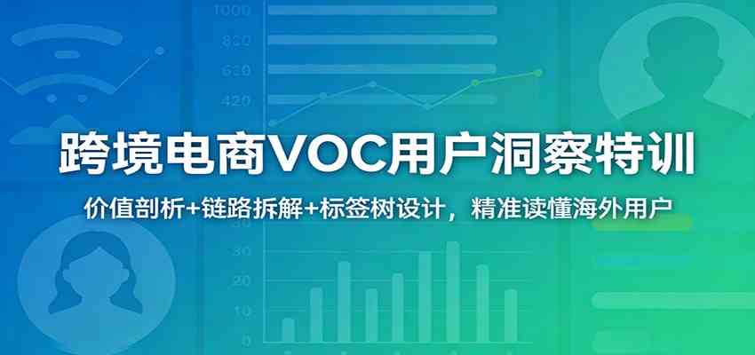 跨境电商VOC用户洞察特训：价值剖析+链路拆解+标签树设计，精准读懂海外用户-爱拼知识社 - 互联网创业与虚拟资源分享