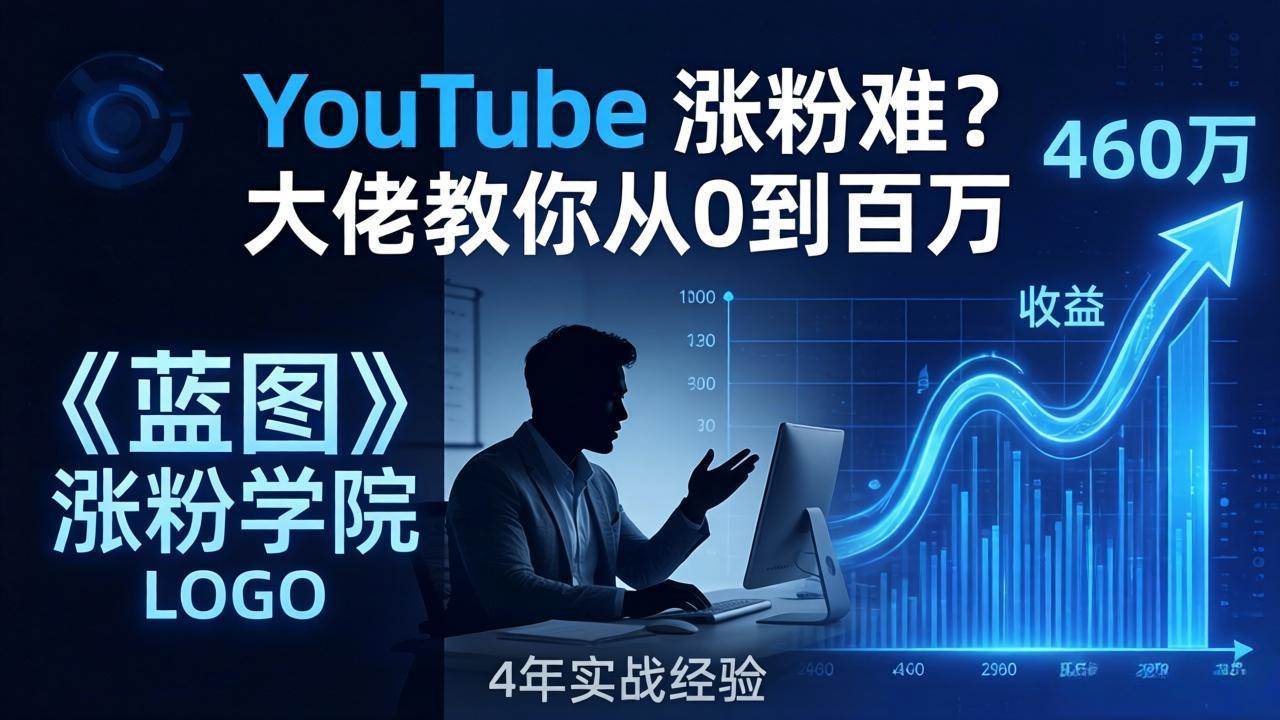 （17836期）YouTube 涨粉难？《蓝图涨粉学院》：4 年赚 460 万的大佬教策略，从0到百万有路径！-爱拼知识社 - 互联网创业与虚拟资源分享
