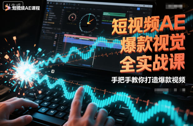 短视频AE爆款视觉全实战课，手把手教你打造爆款视频-爱拼知识社 - 互联网创业与虚拟资源分享
